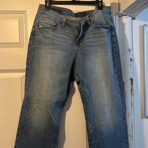 Lucky Brand Easy Rider Women's Light Blue Straight Leg Jeans size 14/32A